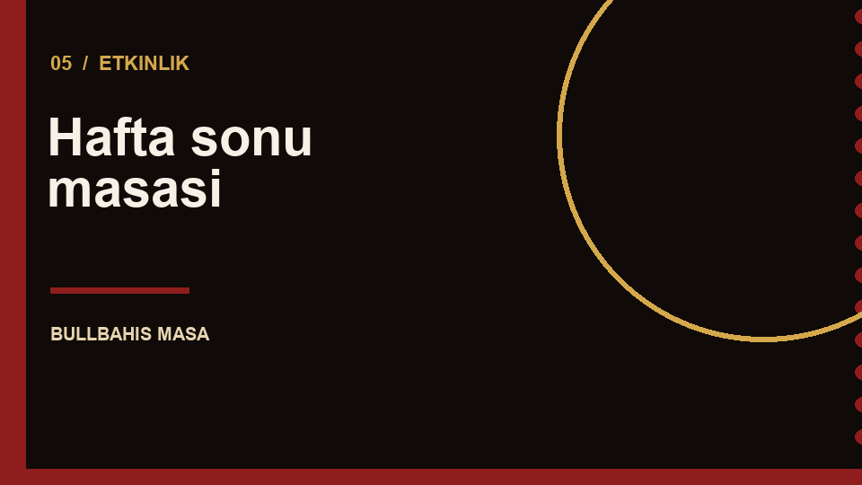 Hafta sonu canlı maç masası